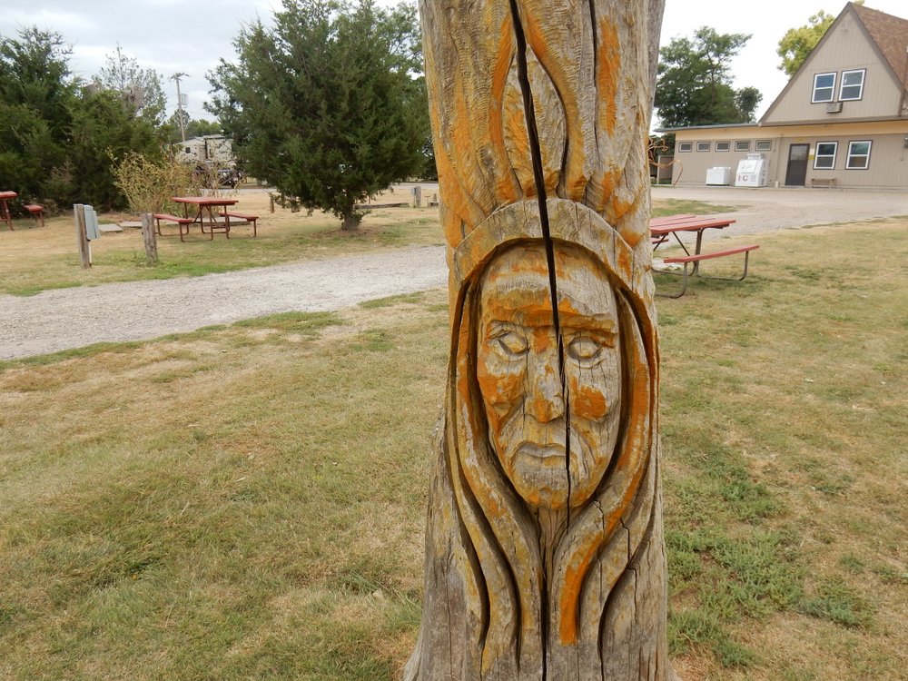 Goodland KOA - Stump Art