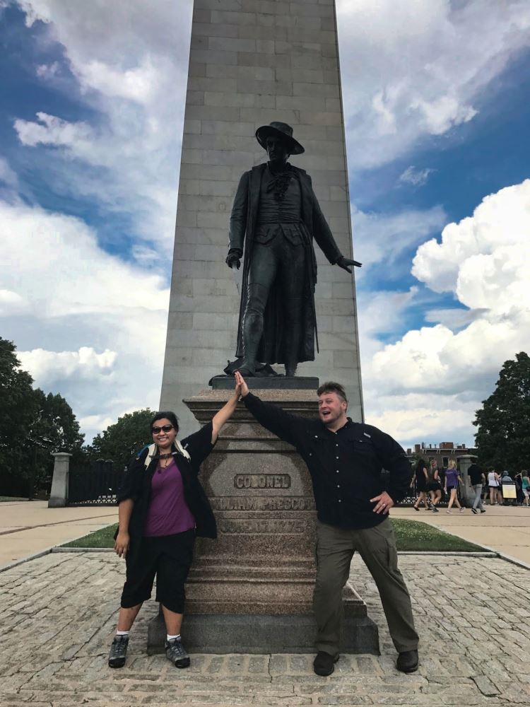 Us on Bunker Hill