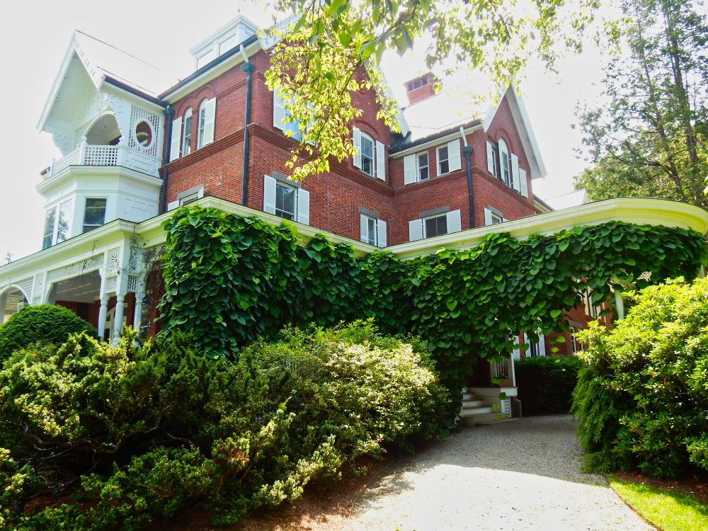 View of the Mansion from the Driveway