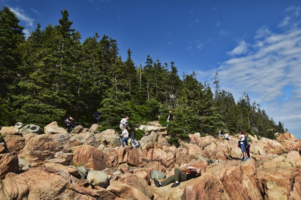 Bass Harbor Lighthouse - Crowds