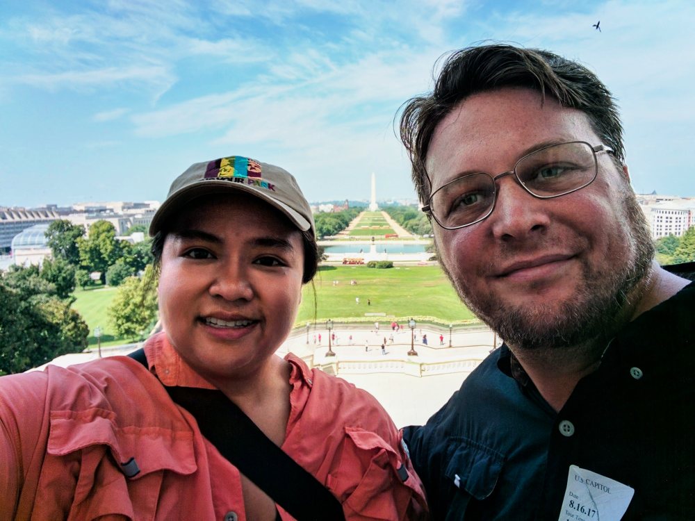 Out on the Speaker's Balcony