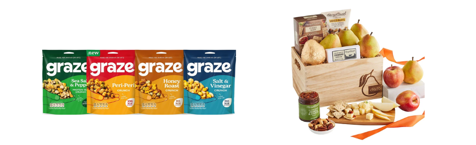 Graze or Harry & David - both are great gifts