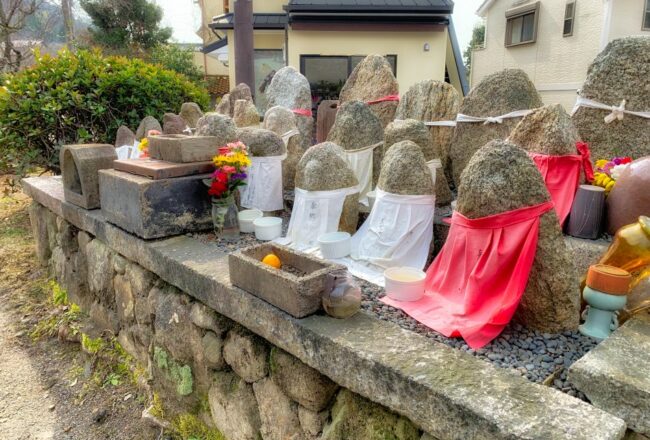 Ojizo-sama on Along the Philosopher's Walk